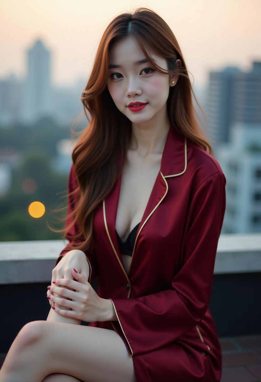 红木大班台与小卡座